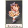 Image 3 : Set of 7 Days of the Week Little Girl Greeting Postcards