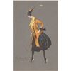 Image 1 : 4 Art Deco Italian Signed Artist Lady Postcards
