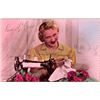 Image 3 : Group of 5 Tinted Photo Woman Sewing Postcards