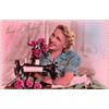 Image 4 : Group of 5 Tinted Photo Woman Sewing Postcards
