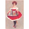 Image 1 : Lady In Red "Prana" Sparklets Advertising Postcard