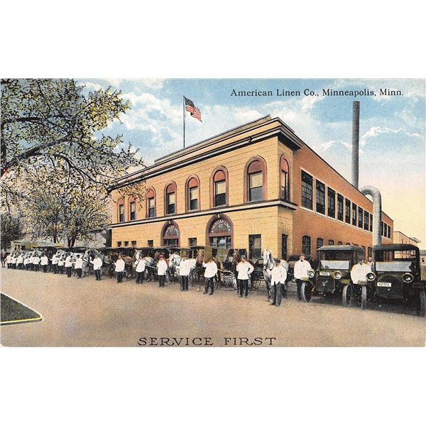 American Linen Co. Minneapolis, Minnesota Factory Postcard