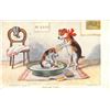 Image 4 : 4 Unsigned Louis Wain Dog Greeting Postcards