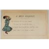 Image 1 : Novelty - A Mild Request Postcard with Suffragette Pin Attached