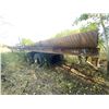 Image 6 : Approx. 50 ft Fruehauf tandem axle trailer, deck poor, 10.00x20 rubber