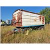Image 1 : Approx. 1979 Doepker, 16 ft grain pup trailer c/w steel lids, 11x22.5 rubber, SN. PT23679