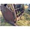 Image 6 : Weldco Beales log grapple converted to a refuse fork, approx. 8 ft, sold as is