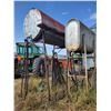Image 1 : 1- 500-gal diesel & 1- 100-gal gas Fuel tanks c/w stands