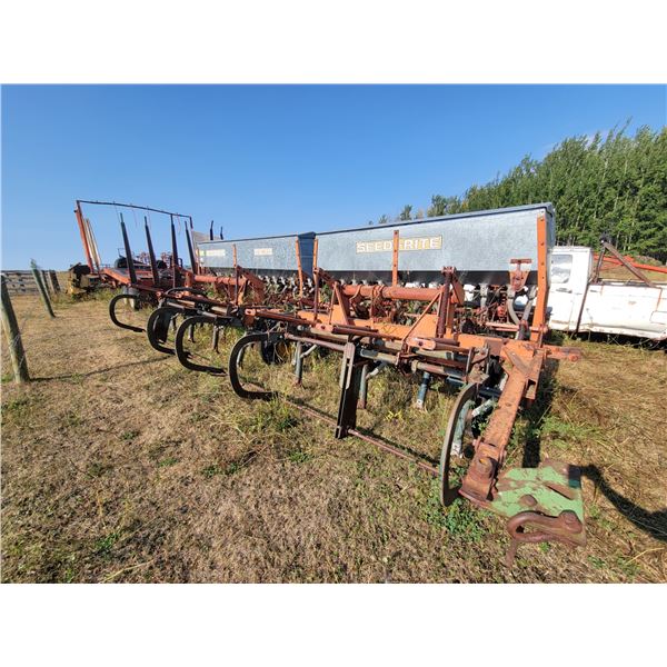 Morris seed rite hoe drill c/w rod weeder