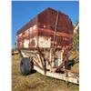 Image 1 : BJM Grain cart, 600 Bu capacity, 540 PTO, steel all weather cover, winch fold auger, approx. 13 ft c