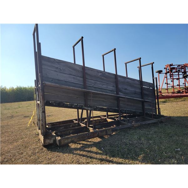 Heavy Duty Loading Chute on skids, ramp is approx. 52 inch in height
