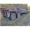 Image 3 : Fruehauf tandem axle oil field float trailer, approx. 40 ft, live roll, 11x24.5 tires, poor conditio