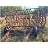 Image 3 : Farm King 50 ft harrow bar, 42 inch harrows, hyd. Lift, good condition