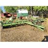 Image 1 : JD 100F Chisel plow, 20 ft, Degelman mtd harrows, cyl.. Not included