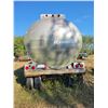 Image 13 : Fruehauf tank trailer, tank measures approx. 18 ft long x 8 ft wide x 7 ft high, 11x22.5 tires
