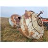 Image 1 : 2- Haliburton cement hopper tanks, approx. 8 ft dia.