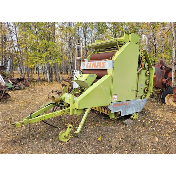 Claas 62 Round baler c/w net wrap attachment, sold for parts
