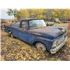 Image 3 : Approx. 1963 Ford F100 Pickup truck, 6 cyl 3 spd, SN. 106307A-6991022L, sold for parts