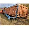 Image 2 : Approx. 34 ft Doepker grain trailer, has fire damage, sold for scrap