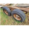 Image 6 : Approx. 20 ft Trailer frame c/w mobile home axles