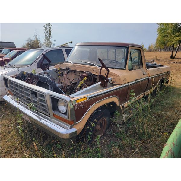 1978 Ford F150 truck 1/2 ton, sold for parts