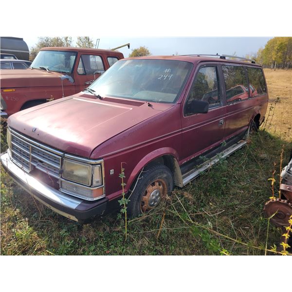 1990 Dodge caravan SE, V6,no keys s SN. 1B4FK44R6LX214388, sold for parts