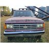 Image 2 : 1989 Ford F350 4x4, dual wheels, 460 V8 c/w 5 spd trans, PTO & hoist under deck, SN. 2FDKF38G1KCA651