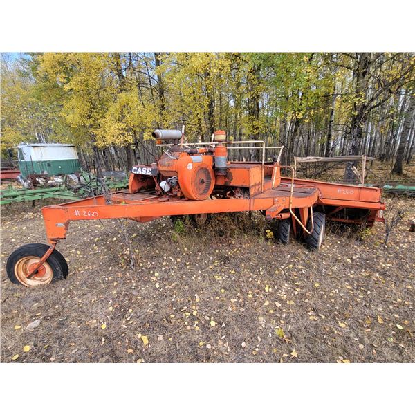 Case swather, approx. 14 ft c/w Wisconsin VC4D engine, sold for parts