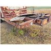 Image 11 : Approx. 17 ft steel box silage dump wagon, custom built, 4 stage telescopic hoist & air trip end gat