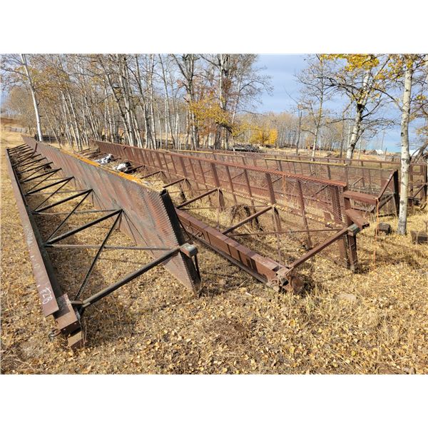 2- Scaffolds, approx. 72 ft length & 2- Scaffolds, approx. 36 ft length, selling all together, Buyer