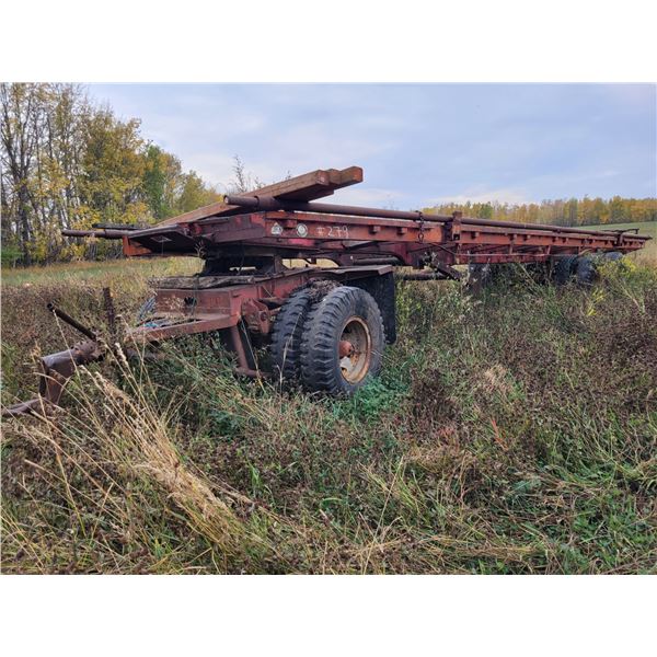 35 ft Brandford Hi-boy c/w Fruehauf convertor, will hold 17- 6 ft bales