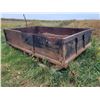 Image 1 : Skid mounted water trough, heavy duty, 7 ft wide x 12 ft long x 22 inch deep