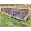Image 5 : Skid mounted water trough, heavy duty, 7 ft wide x 12 ft long x 22 inch deep