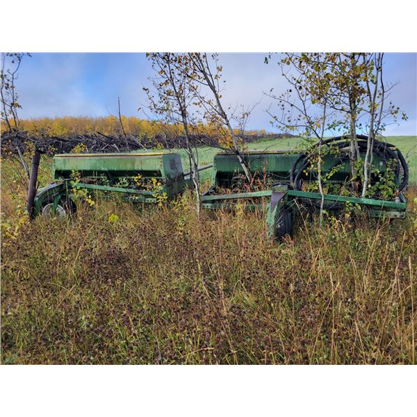 3- JD 9350 double disk seed drills, sold for parts only