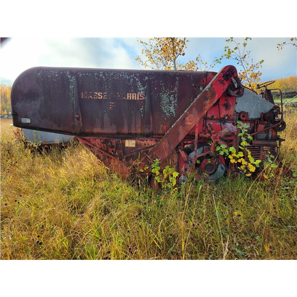 Massey-Harris 27 combine body, incomplete, sold for parts