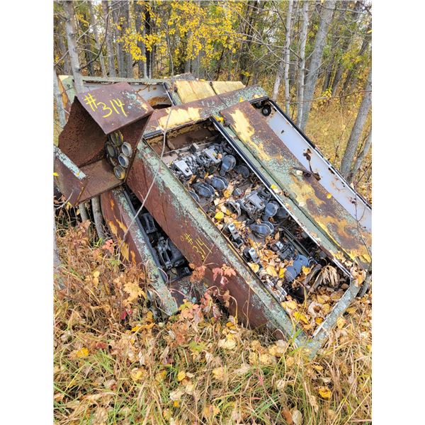 3- Metal cabinets c/w electrical equip.