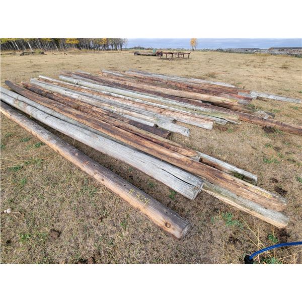Approx. 30- power poles, various lengths