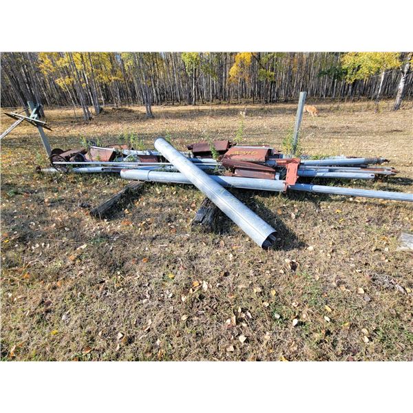 Qty of Misc. 3-inch auger parts for in barn feeding system