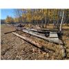 Image 1 : Qty of railroad ties, fence posts and misc. metals
