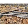 Image 3 : Qty of railroad ties, fence posts and misc. metals