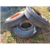 Image 1 : Qty of used tires, 10.00 x 20, tube type tires on Dayton rims