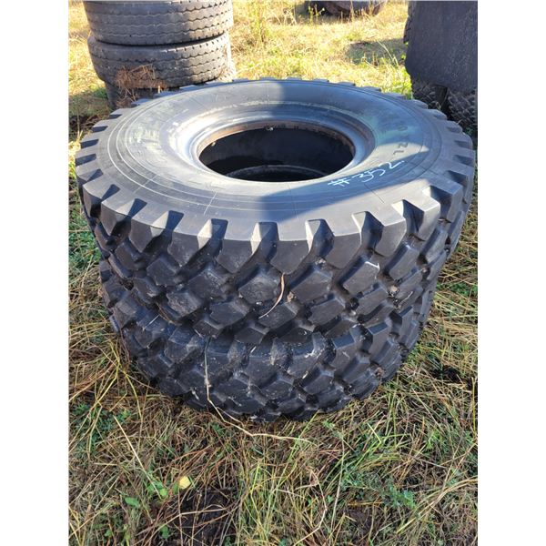 2- Michelin 14.00 x R20military tires