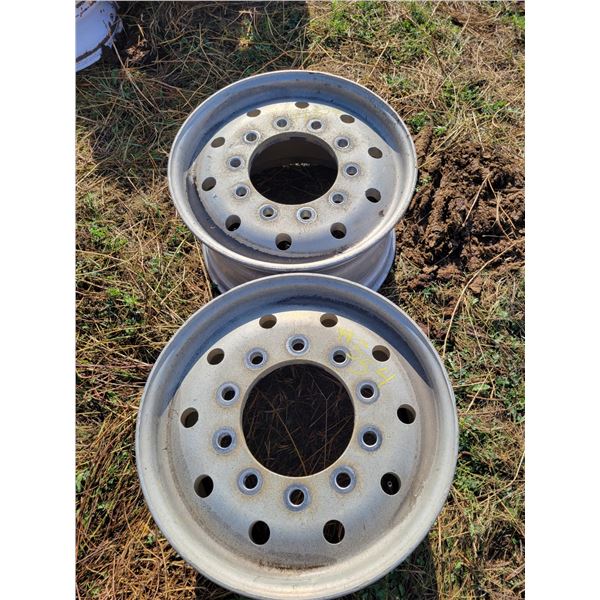 2- Alum. 22.5 rims (were run loose)