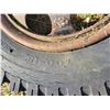 Image 2 : 7.00x18 tire and rim, old but never been used, has cracks