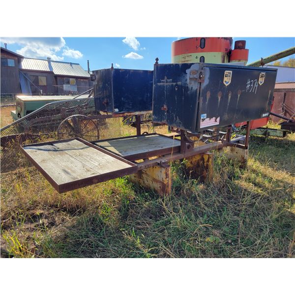 Welder skid with tool boxes