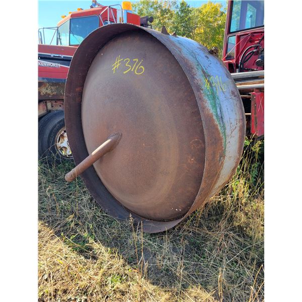 Steel water trough, approx. 400-gal, heavy duty, great for bulls