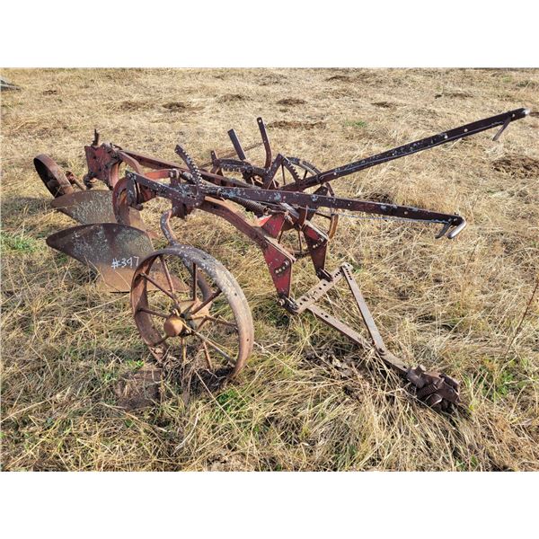 Massey-Harris 2 btm tractor plow c/w power lift
