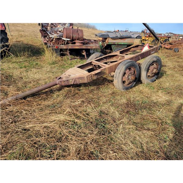 Approx. 10 ft trailer, made from 2 1/2-ton army truck