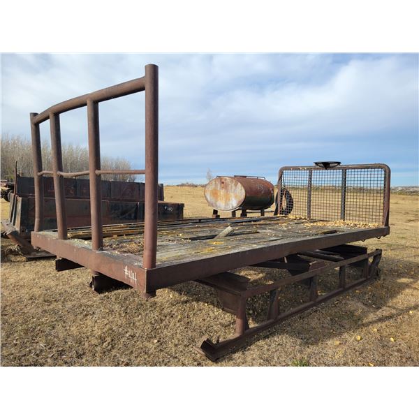 Approx. 18 ft x 8 ft deck on pipeline skid sloop