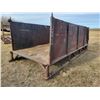 Image 1 : Steel box on pipeline skid sloop, approx. 16 ft x 7 ft x 4 ft High sides
